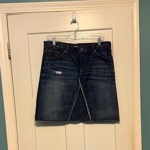 Banana Republic Dark Blue Denim Skirt